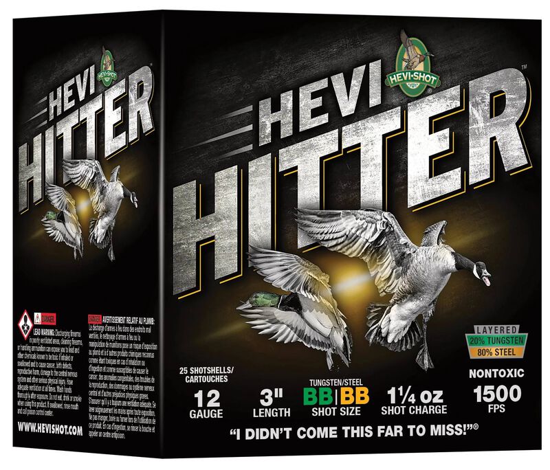 HEVI-Hitter, 12 Gauge, BB Shot, 3 in, 1 1/4 oz, 1500 fps